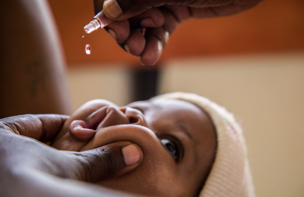 A child is immunised. © UNICEF/UNI325806/Abdul